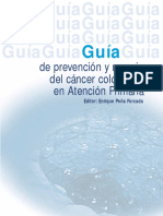 ONCOLOGIA DIGESTIVA - Prevencion y Manejo Del Cancer Colorrectal en Atencion Primaria