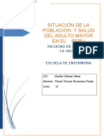 Situación de La Población y Salud Del Adulto Mayor en El Peru