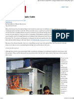 Working With Fiber-Optic Cable