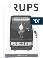 User's manual KRUPS XP-4000