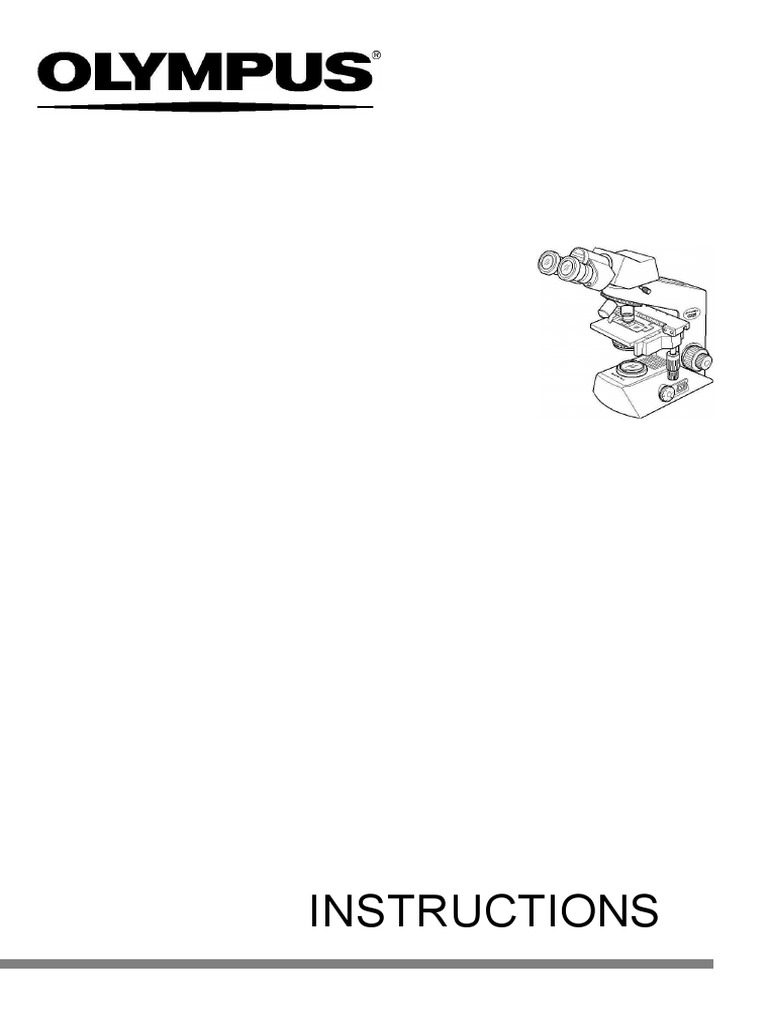 Olympus CX21 Microscope Manual | PDF | Angular Resolution | Atomic