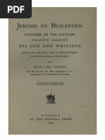 Humanistica Lovaniensia Vol. 9, 1950 - Jerome de Busleyden FOUNDER OF THE LOUVAIN COLLEGIUM TRILINGUE HIS LIFE AND WRITINGS PDF