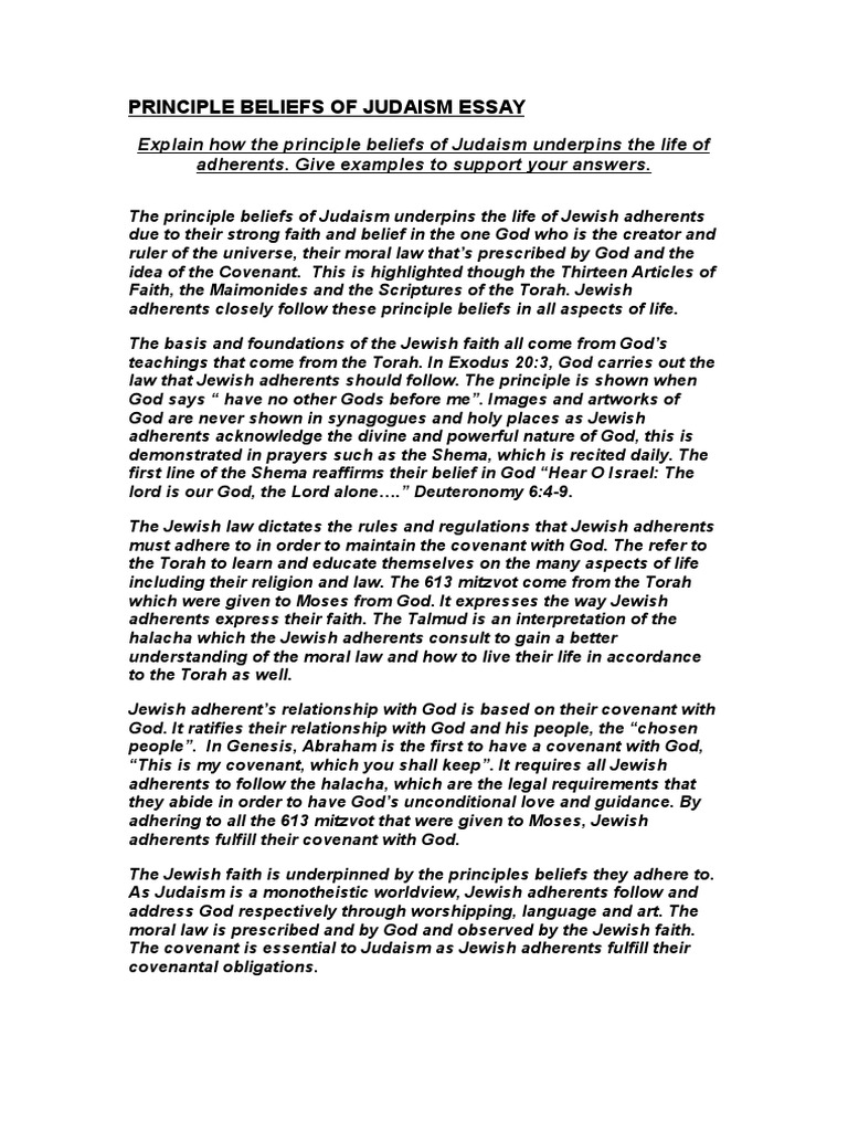 Judaism history essay picture