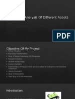 Kinematic Analysis of Different Robots