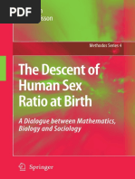 Descent of Human Sex Ratio at Birth