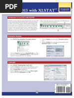 Stats Excel 2013 Xlstat Card PDF