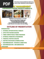 Strategic Management of Starbucks Compan