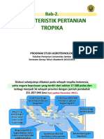 Bab-2. Karakteristik Pertanian Tropika