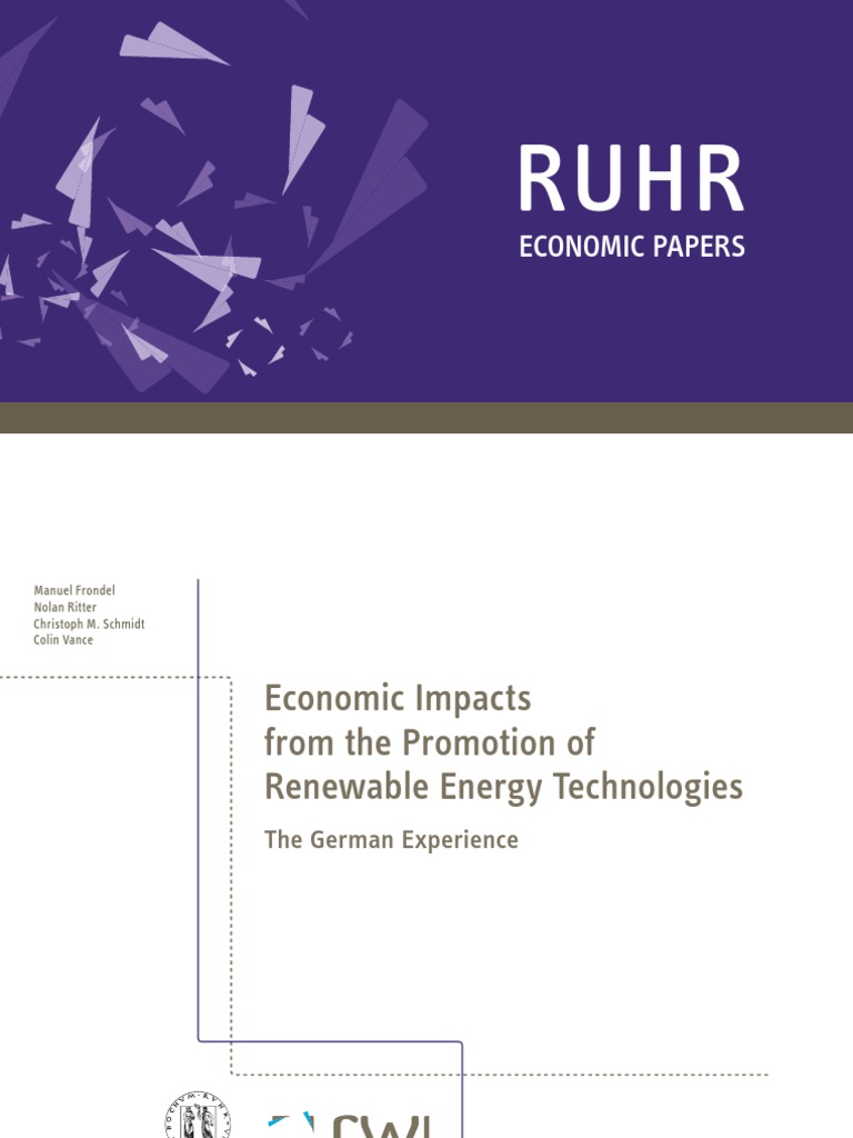 Economic Impacts of Germany's Renewable Energy | PDF | Photovoltaics ...