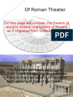 History of Roman Theater