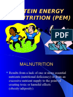 Protein Energy Malnutrition