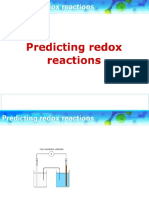 Predicting Redox Reactions