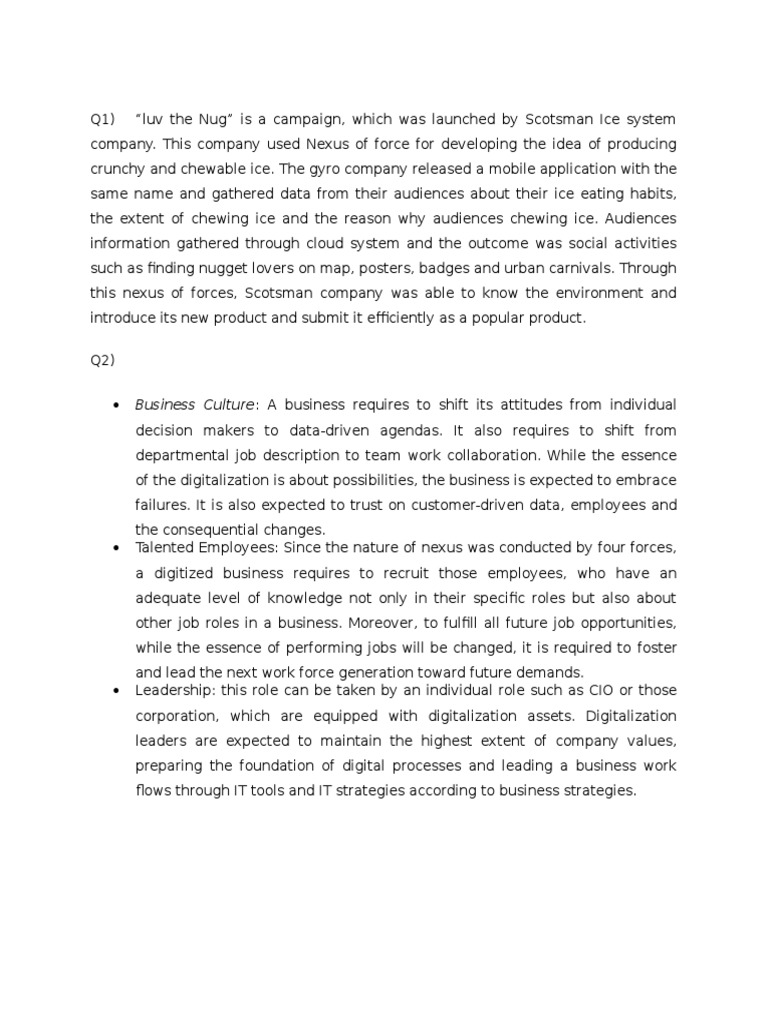 H M Case Pdf Strategic Management Social Media