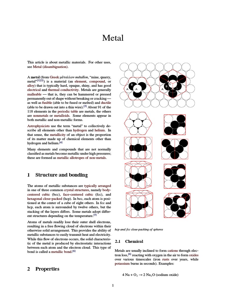 Metal, PDF, Precious Metals