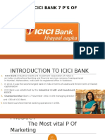ICICI Bank's 7Ps of Marketing