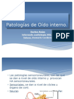 Patologías de Oído Interno