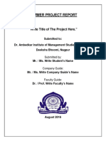 SIP Report Format 2016