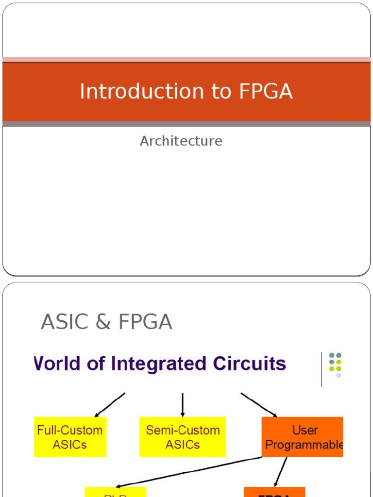 Introduction To FPGA: Architecture | PDF