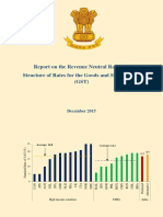 Report Revenue Neutral Rate