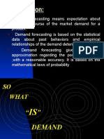 Demand Forecast in Economics