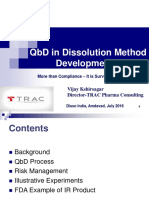 QBD in Dissolution Method Development - Kshirsagar