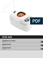 ECG Pekač Kruha-PCB 538 Recepty CZ Si HR Internet