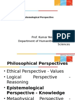 Epistemological Perspective