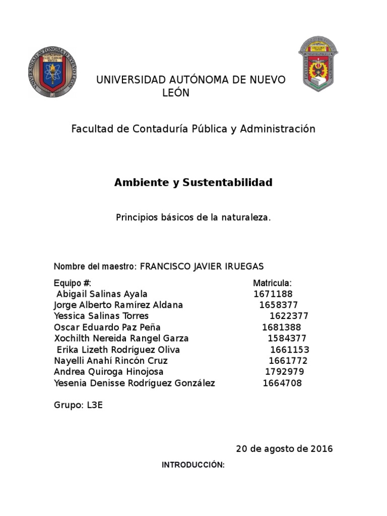 Actividad 1 Principios Basicos de La Naturaleza Vida