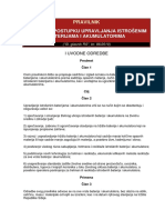 Pravilnik o Nacinu i Postupku Upravljanja Istrosenim Baterijama i Akomulatorima Sl. Glasnik RS, Br. 86-10