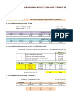 Pre Dimensionamiento