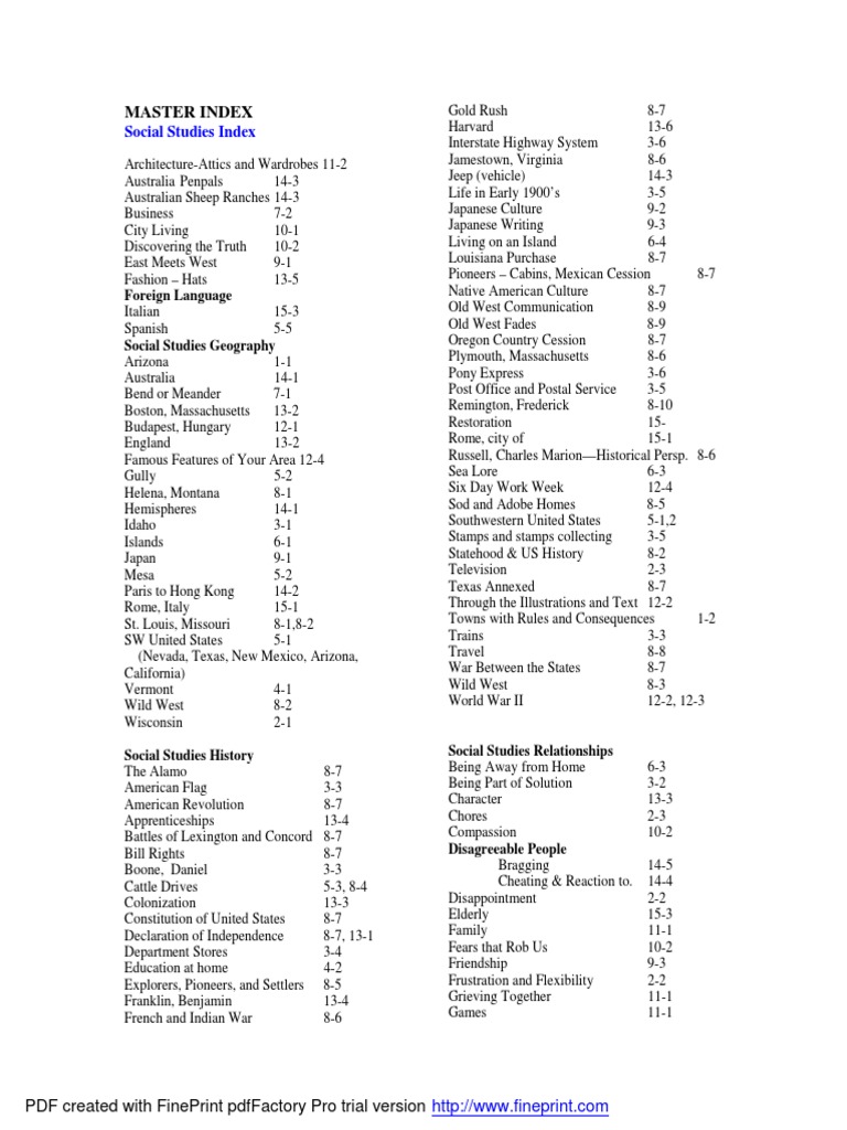 Volume 4 Master Index | PDF | American Frontier | Paintings