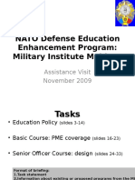 NATO Defense Education Enhancement Program: Military Institute Moldova