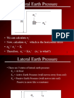 Lateral Earth Pressure