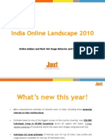 India Online 2010 Brochure - A Study Conducted by Juxt