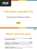 India Online 2010 Brochure - A Study Conducted by Juxt