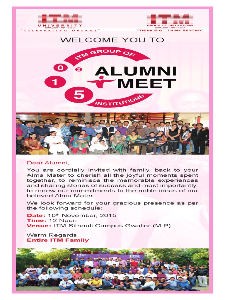 ALUMNI MEET FLYER TEMPLATE visual data 3