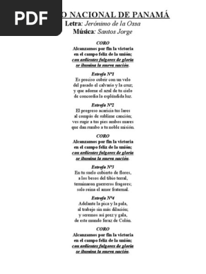 Letras De Cantos Pdf Canciones Institucionales Canciones Patrioticas