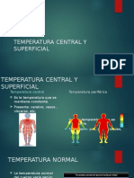 Temperatura Central y Superficial