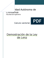 Demostracion de La Ley de Lenz