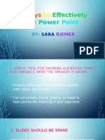 7 ways to effectivley use power point