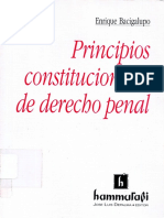 Bacigalupo Enrique - Principios Constitucionales de Derecho Penal