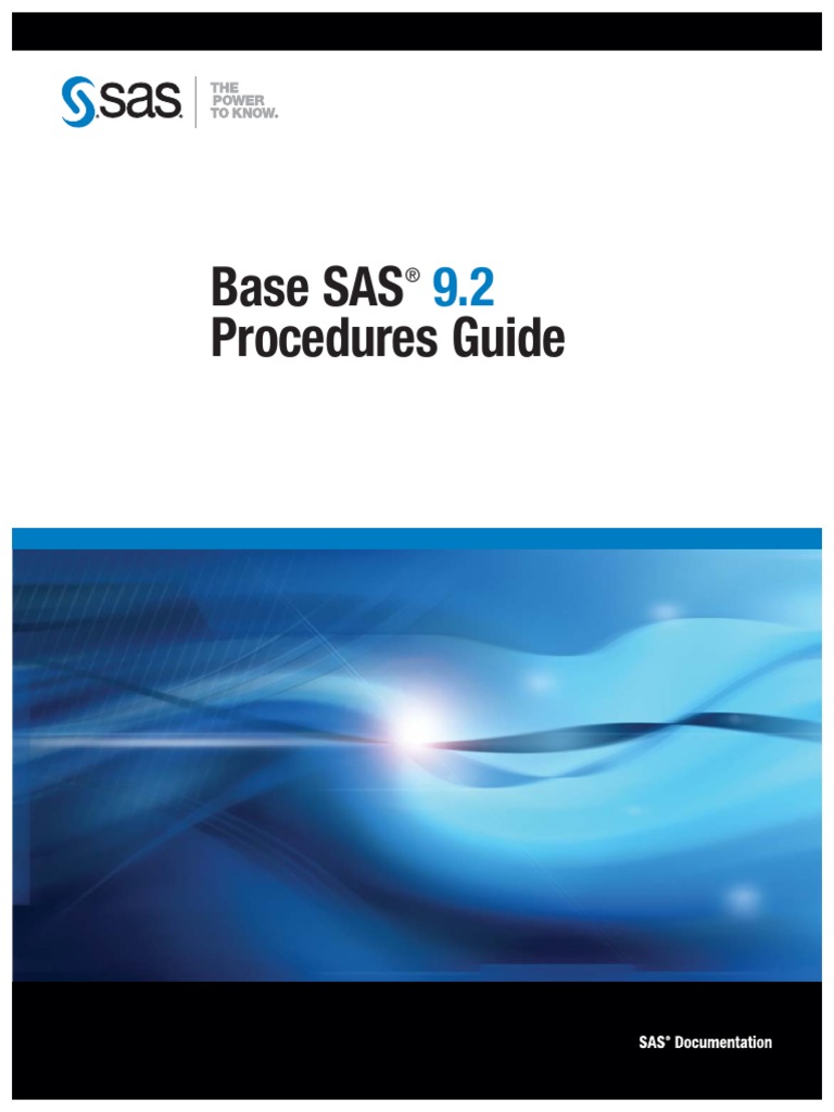 Sas Proc Guide Pdf Download Free Pdf Sas Software Databases