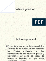 El Balance General