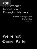 Download Web Product Innovation in Emerging Markets by Shanan Delp SN32366517 doc pdf