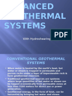 Enhanced Geothermal Systems With Hydroshearing