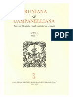 Bruniana & Campanelliana Vol. 5, No. 1, 1999 PDF