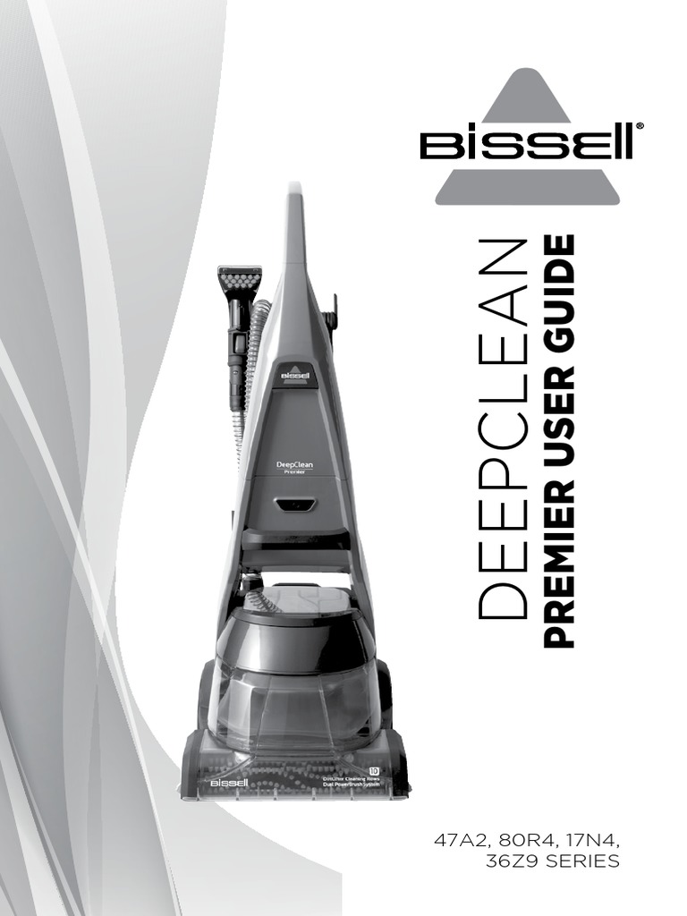 BISSELL User Guide DeepClean Premier Pet Carpet Cleaner 17N4