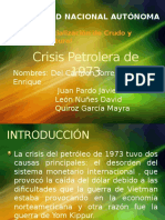 Crisis Petrolera de 1973.