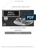 ¡Desayuno Deluxe por $49! - Martes de Mcd