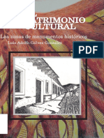 El Patrimonio Cultural. Las Zonas de Monumentos Históricos